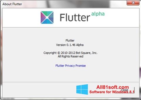 Снимак заслона Flutter Windows 8.1