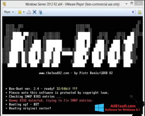 Снимак заслона Kon-Boot Windows 8.1