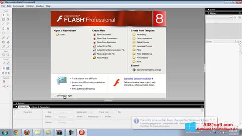 Снимак заслона Macromedia Flash Player Windows 8.1