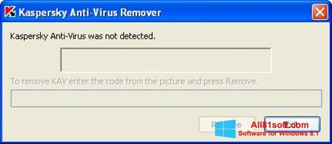 Снимак заслона KAVremover Windows 8.1