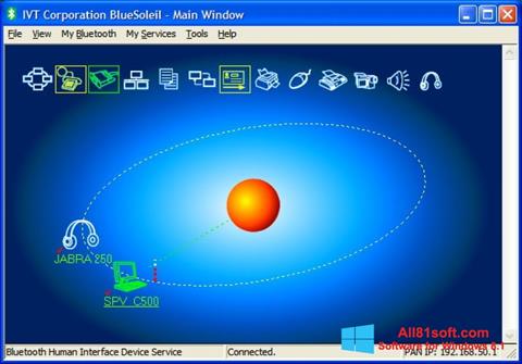 Снимак заслона BlueSoleil Windows 8.1