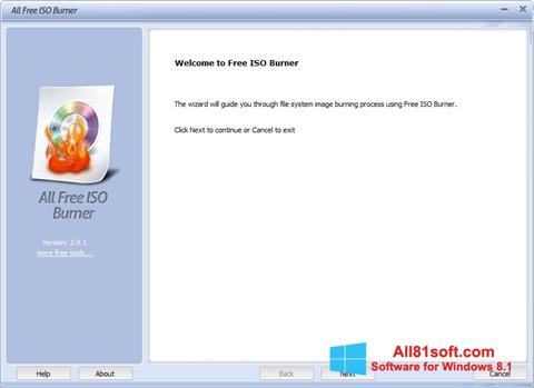 Снимак заслона ISO Burner Windows 8.1