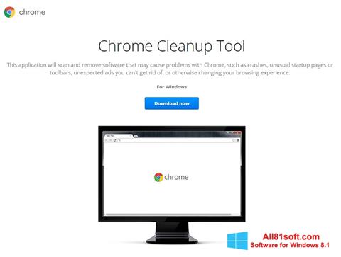 Снимак заслона Chrome Cleanup Tool Windows 8.1