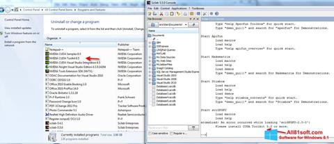 Снимак заслона Scilab Windows 8.1