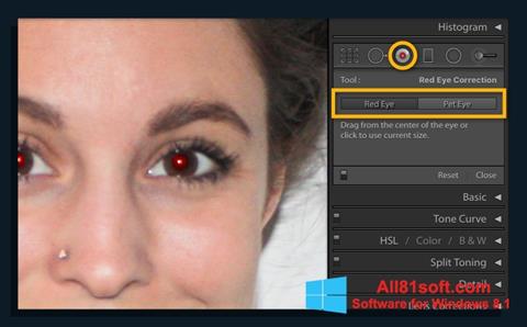Снимак заслона Red Eye Remover Windows 8.1
