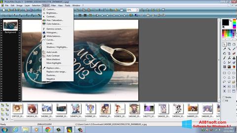 Снимак заслона PhotoFiltre Studio X Windows 8.1