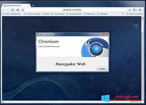 Снимак заслона Chromium Windows 8.1