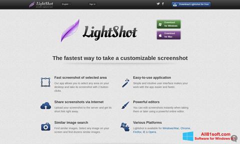 Снимак заслона LightShot Windows 8.1
