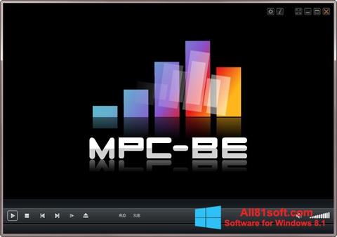 Снимак заслона MPC-BE Windows 8.1