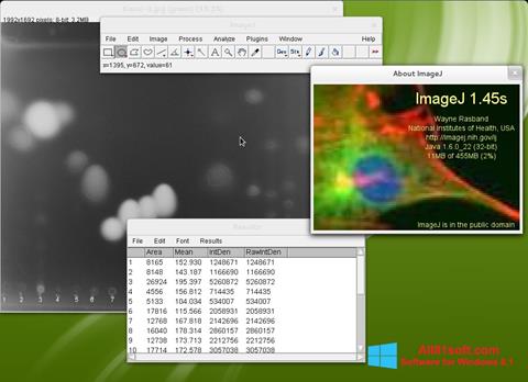 Снимак заслона ImageJ Windows 8.1