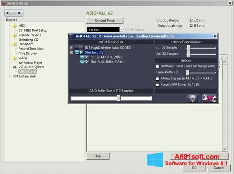 Снимак заслона ASIO4ALL Windows 8.1