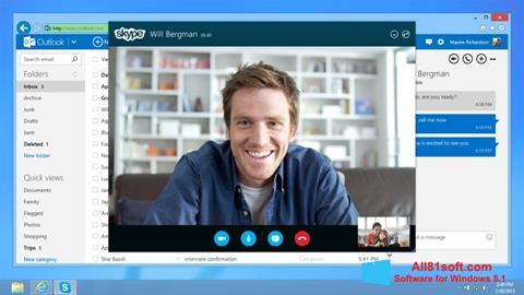 Снимак заслона Skype Windows 8.1