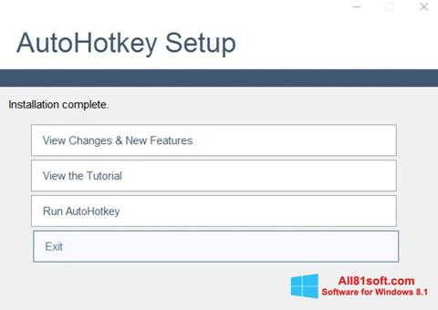 Снимак заслона AutoHotkey Windows 8.1