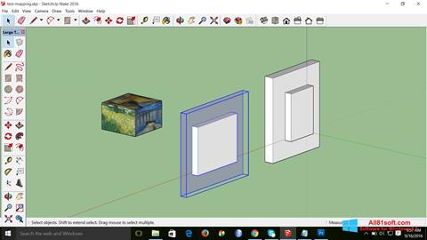 Снимак заслона SketchUp Make Windows 8.1