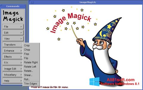 Снимак заслона ImageMagick Windows 8.1