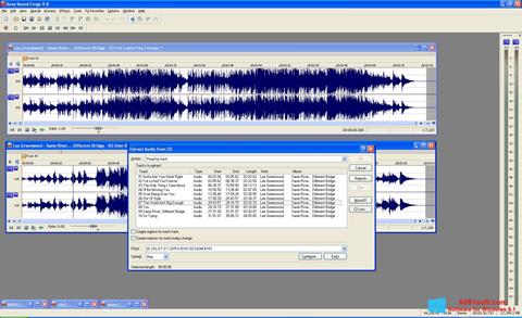 Снимак заслона Sound Forge Windows 8.1